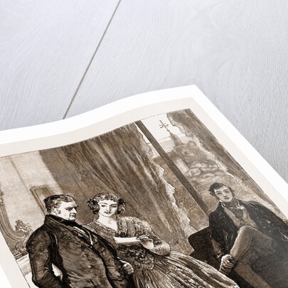 Thrilby Hall; She Laid Her Hand Upon Her Brother's Shoulder by William Small