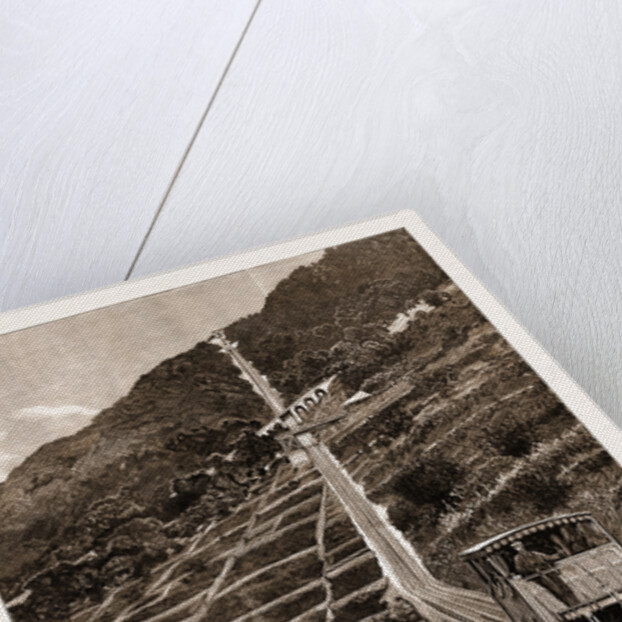 The Steepest Railway In The World: The New Mountain Line Between Montreux And Glion, Switzerland, 1883 by Anonymous