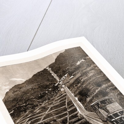The Steepest Railway In The World: The New Mountain Line Between Montreux And Glion, Switzerland, 1883 by Anonymous