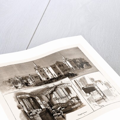 The Ninety-ninth Birthday Of Sir Moses Montefiore: Sketches At His Residence, East Cliff Lodge, Ramsgate, UK, 1883 by Anonymous