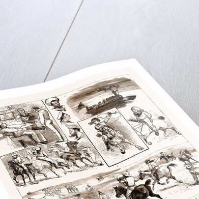 English Sports Abroad, A Naval Paper-chase At Maldonado, River Plate, 1883 by Anonymous