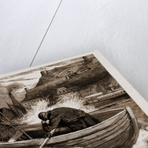 A Royal Enthusiast: A Sketch In Quebec Harbour, Canada, 1883 by Anonymous