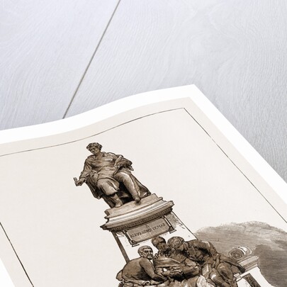 The Late Gustave Dore's Statue Of Alexandre Dumas On The Place Malesherbes, Paris, France, 1883 by Anonymous