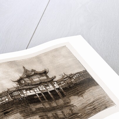 The Wu Soong Ting Tea-drinking House In The Native City, Shanghai, China, 1883 by Anonymous