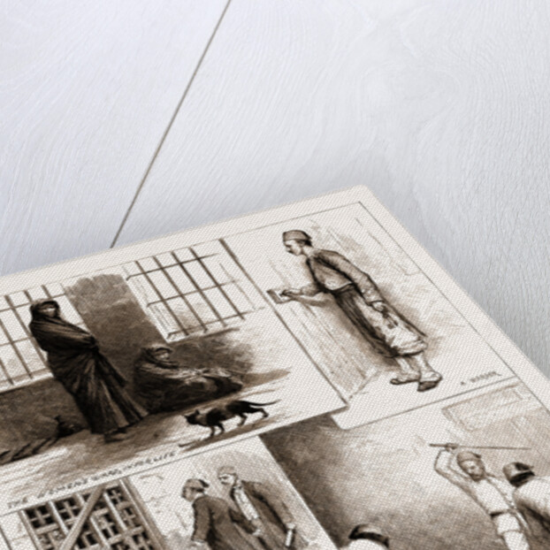 Scenes From The Egyptian Prisons, Cairo, 1883; The Women's Ward, In For Life; A Warder, A Friendly Discussion, Extorting Evidence by Anonymous