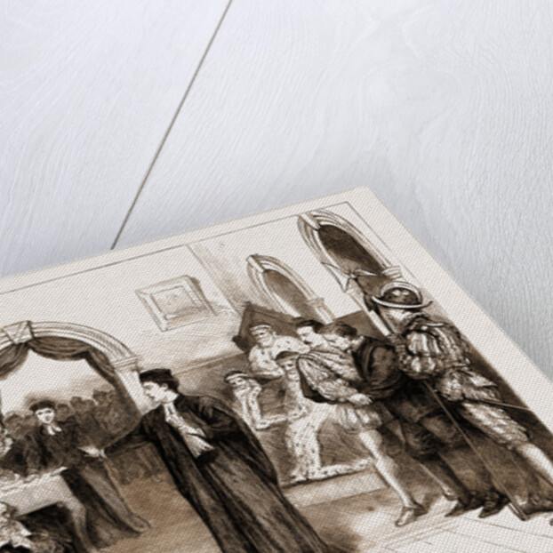 The Trial Scene From The Merchant Of Venice As Performed At Oxford By Members Of The Philothespian Club, UK, 1883 by Anonymous