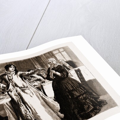 Thirlby Hall; I've Had Enough Of You And Your Wheedling Ways. You'd Better Keep Out Of Reach Of My Arm by William Small