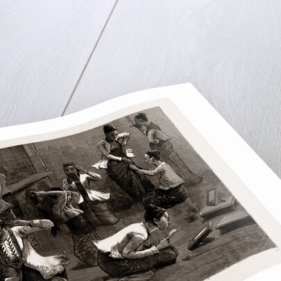 Ladies Of The Ballet: Behind The Scenes In The Palace, Mandalay, Burma, 1886 by Anonymous