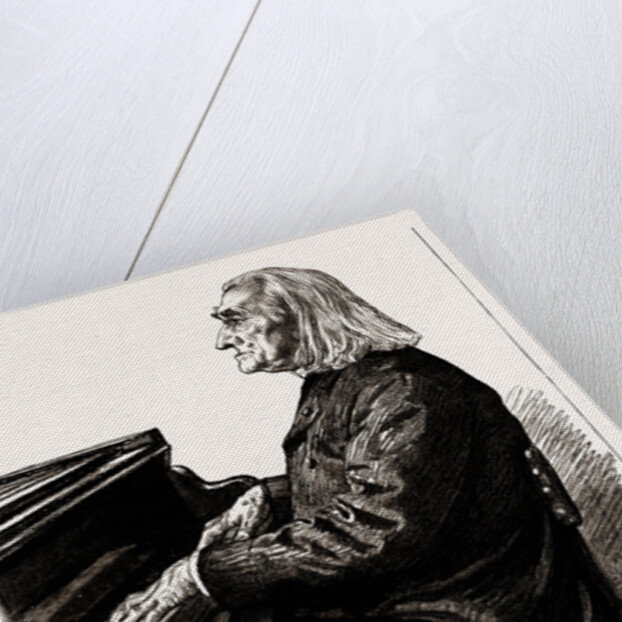 Celebrities Of The Day: The Abbe Liszt, 1886 by Anonymous