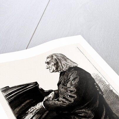 Celebrities Of The Day: The Abbe Liszt, 1886 by Anonymous