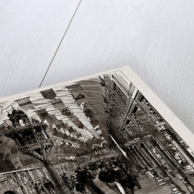 The Indian Section Of The Colonial And Indian Exhibition: The Middle Court With Pigeon House, 1886 by Anonymous