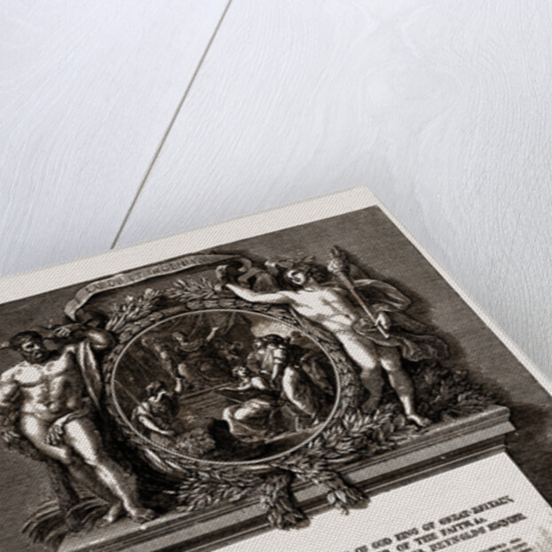 Royal Academy Diploma Of Sir Joshua Reynolds by Anonymous