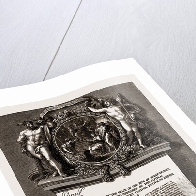 Royal Academy Diploma Of Sir Joshua Reynolds by Anonymous