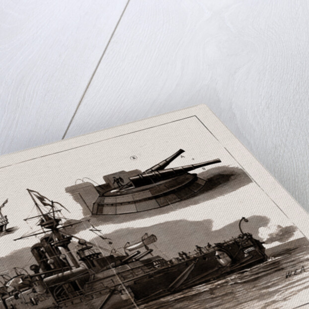 The Accident On Board H.M.S. Collingwood, 1886 by Anonymous