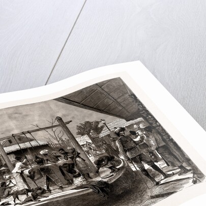 The Manners And Customs Of The Burmans: A Wash And Brush Up In The Market Place, Mandalay, 1886 by Anonymous