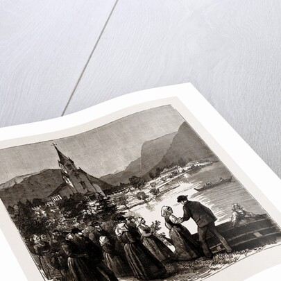Going Home From Church, Norway, 1886 by Anonymous