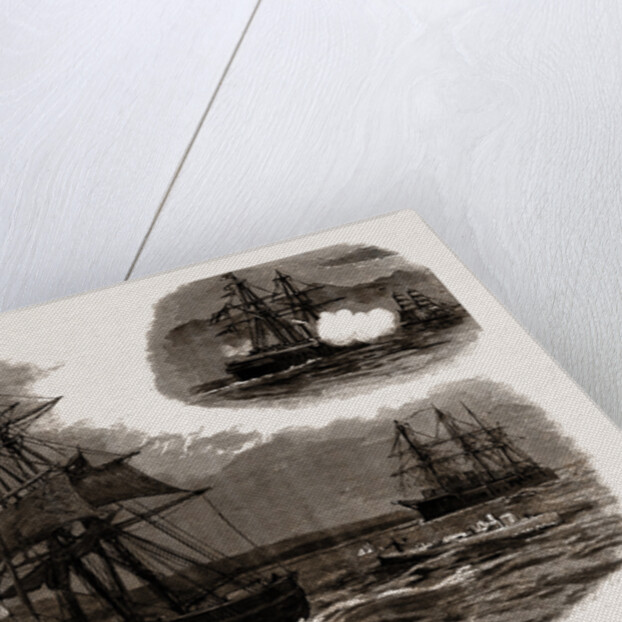 The Blockade Of The Greek Ports: In The Gulf Of Athens, Greece, 1886 by Anonymous