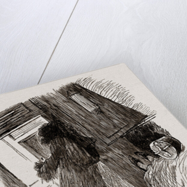 On The Way Out: Effect Produced By A Rough Night On Garments Hanging Up In One's State-room, 1886 by Anonymous