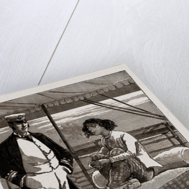 The Only Lady Patient On Board The Hospital Ship Rangoon, On The Irrawaddy, 1886 by Anonymous