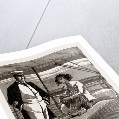 The Only Lady Patient On Board The Hospital Ship Rangoon, On The Irrawaddy, 1886 by Anonymous