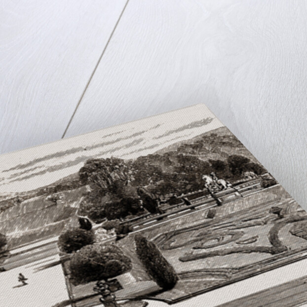 Eaton Hall: The Gardens From The Terrace, UK, 1886 by Anonymous