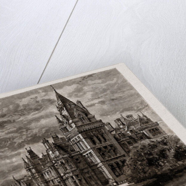 Eaton Hall: The Principal Entrance And Front, UK, 1886 by Anonymous