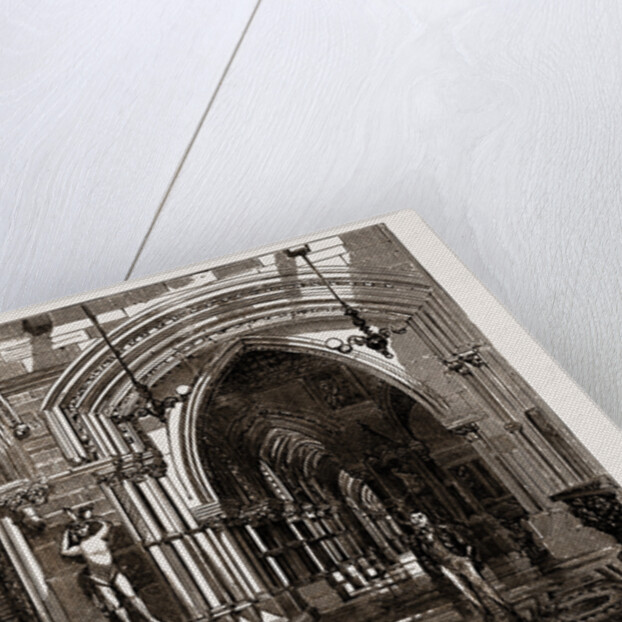 Eaton Hall: The Great Corridor And Staircase, UK, 1886 by Anonymous