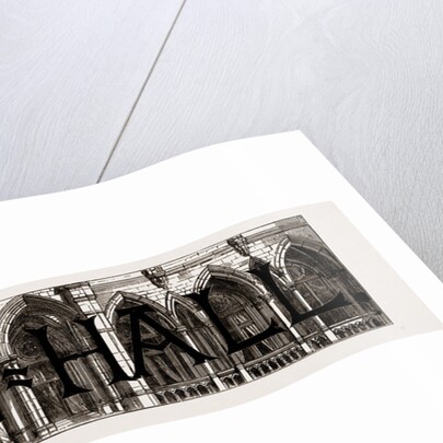 The Cloister In Front Of Ante-drawing And Dining-rooms by Anonymous