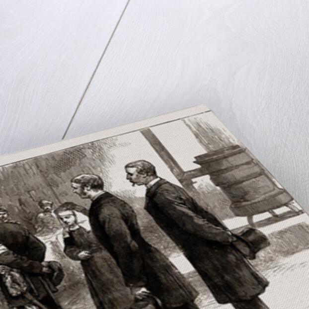 The War Between Serbia And Bulgaria: The Queen Of Serbia Visiting The Hospital Of The English National Aid Society At Belgrade, 1886 by Anonymous
