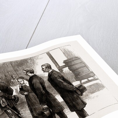 The War Between Serbia And Bulgaria: The Queen Of Serbia Visiting The Hospital Of The English National Aid Society At Belgrade, 1886 by Anonymous