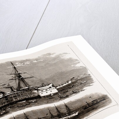 The Expedition To Upper Burma: Transfer Of The Captive King Theebaw From The Steamer Thooreah To The Troopship Clive At Rangoon, Dec. 6, 1886 by Anonymous