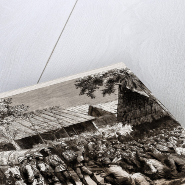Captain Eyre, Political Officer, Reading The Proclamation To The Natives The Day After The Action At Koolee Gyoung, 1886 by Anonymous