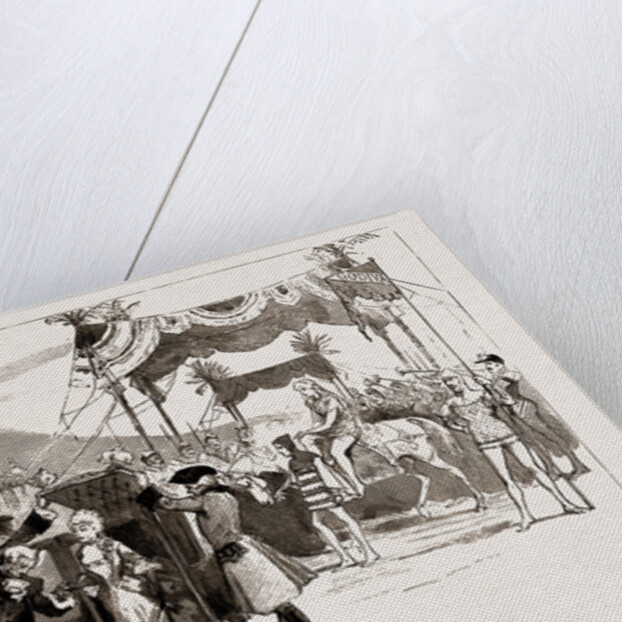 The Pantomime Of Aladdin At Drury Lane Theatre, London, UK, 1886 by Anonymous