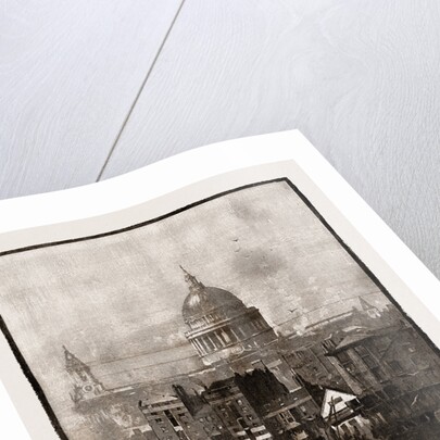 The Royal River: The Thames From Source To Sea: St. Paul's From The River, London, UK, 1886 by Anonymous