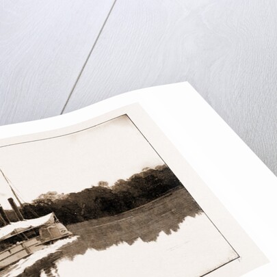 The Benin Punitive Expedition: A River Scene On The Way To The King's Capital; H.M.S. Alecto On The Benin River, 1897 by Anonymous