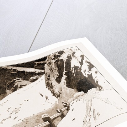 The Fatal Avalanche Near Davos, 1897 by Anonymous