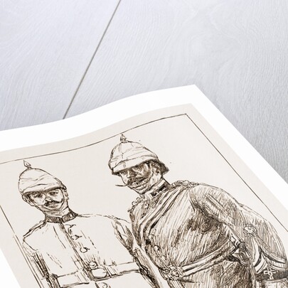 Captain Marquis Testaferrata Olivier And A Private Of Ist Royal Malta Regiment by Anonymous