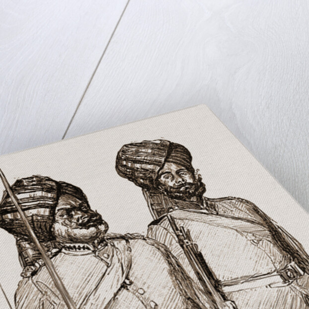 Subadah Singh. Sergeant Kala Singh Malay States Guides by Anonymous