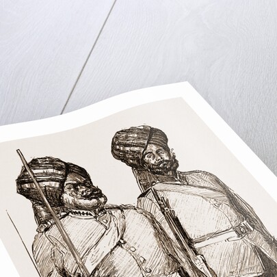 Subadah Singh. Sergeant Kala Singh Malay States Guides by Anonymous