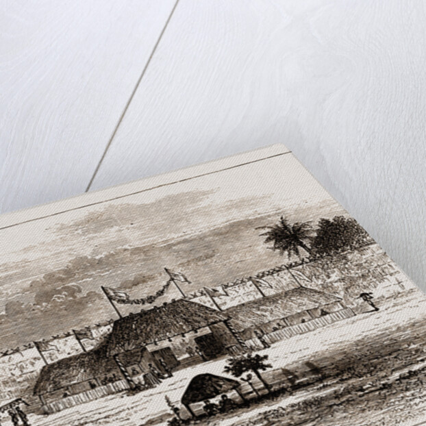 Principal Gate Or Mgenda Of The Royal Palace At Coomassie, The Ashantee War 1873. Anglo-ashanti Wars Between The Ashanti Empire by Anonymous