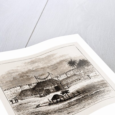 Principal Gate Or Mgenda Of The Royal Palace At Coomassie, The Ashantee War 1873. Anglo-ashanti Wars Between The Ashanti Empire by Anonymous