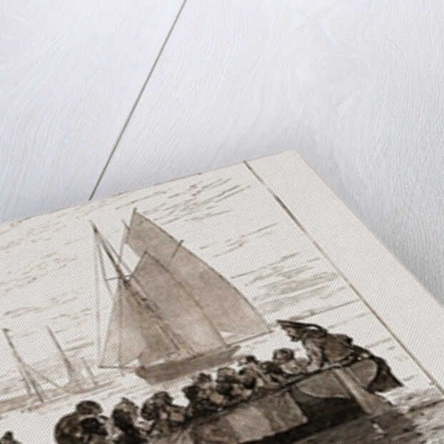 Going To The Ball On Board H.M.S. Ariadne, The Royal Yacht Squadron Regatta At Cowes by Anonymous