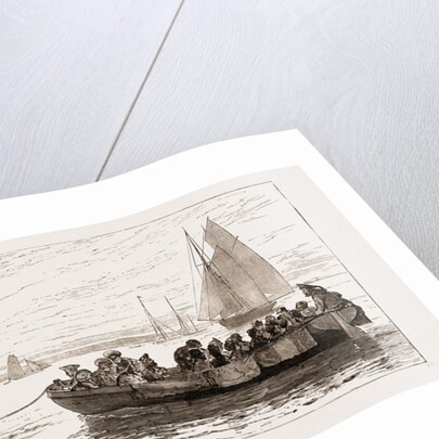 Going To The Ball On Board H.M.S. Ariadne, The Royal Yacht Squadron Regatta At Cowes by Anonymous