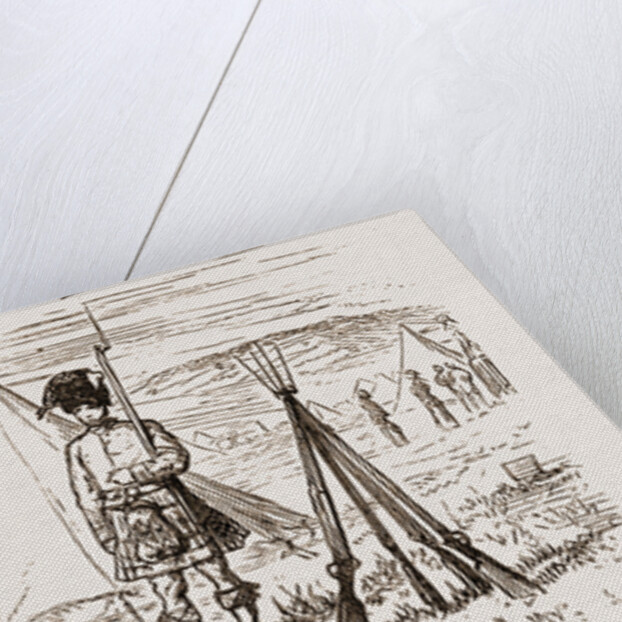 The Camp Of The 93rd Sutherland Highlanders, Autumn Manoeuvres At Dartmoor by Anonymous