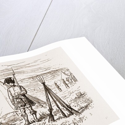 The Camp Of The 93rd Sutherland Highlanders, Autumn Manoeuvres At Dartmoor by Anonymous