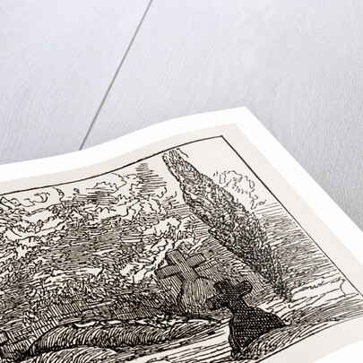 Grave Of The Late Bishop Of Winchester UK 1873 by Anonymous