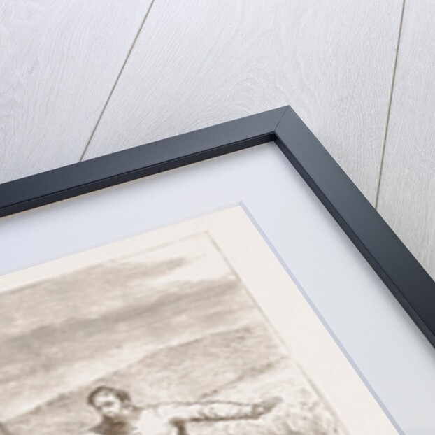 A Trooper's Horse In Foxton Mire, Autumn Manoeuvers 1873 by Anonymous