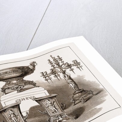 Service Of Plate Presented By The United States Government To Each Of The Geneva Arbitrators by Anonymous