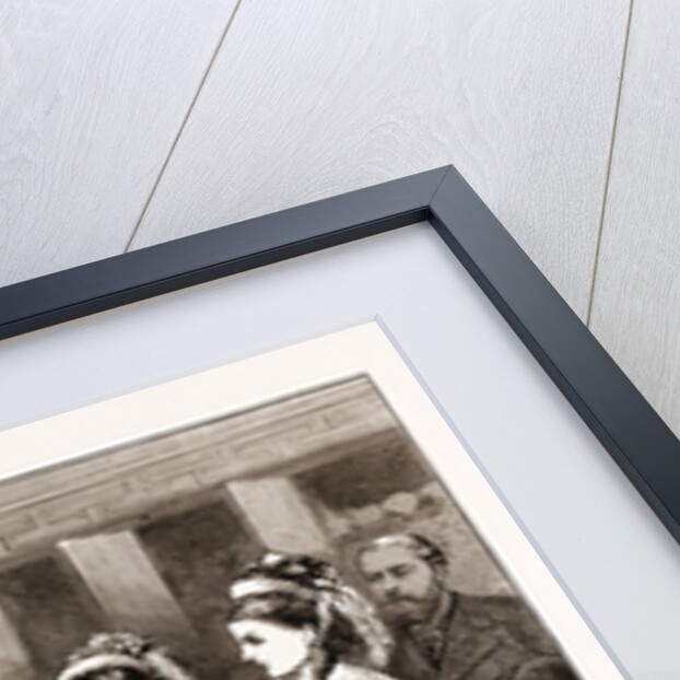 Cesarewitch And Cesarevna In The City—the Governor Of The Bank Presenting The Cesarevna And The Princess Of Wales With A Five-shilling Piece, London UK 1873 by Anonymous