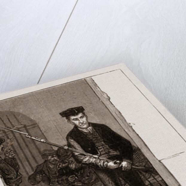 A National Guard Sentry At Cordova by Anonymous